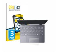 brotect Glass Screen Protector Film compatible with Lenovo IdeaPad 5 2-in-1 14" Touchpad (3 Pack) - Glass-Foil Protection [Scratch Resistant]
