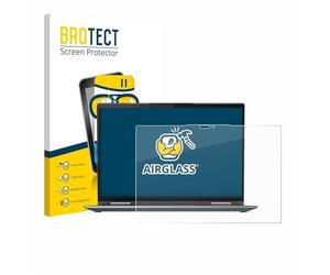 brotect Glass Screen Protector Film compatible with Lenovo ThinkPad X1 Yoga Gen 7 - Glass-Foil 9H Protection [Scratch Resistant, High Clarity]