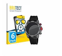 brotect Glass Screen Protector Film compatible with Lotus Connected 20000/4 (45 mm) (6 Pack) - Glass-Foil Protection [Scratch Resistant, High Clarity]