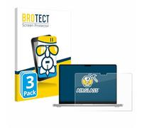 brotect Glass Screen Protector Film compatible with MacBook Pro 14" 2024 M4 / 2025 M5 (3 Pack) - Glass-Foil Protection [Scratch Resistant]