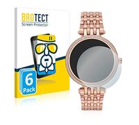 brotect Glass Screen Protector Film compatible with Michael Kors Access Darci Gen 5E (6 Pack) - Glass-Foil Protection [Scratch Resistant]
