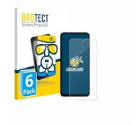 brotect Glass Screen Protector Film compatible with Motorola Moto G56 (6 Pack) - Glass-Foil 9H Protection [Scratch Resistant, High Clarity]