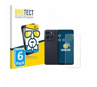 brotect Glass Screen Protector Film compatible with Motorola Moto G56 (Front+Camera) (6 Pack) - Glass-Foil Protection [Scratch Resistant]
