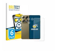 brotect Glass Screen Protector Film compatible with Motorola Signature 165 (Front+Camera) (6 Pack) - Glass-Foil Protection [Scratch Resistant]