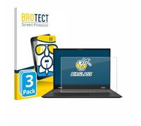 brotect Glass Screen Protector Film compatible with MSI Prestige 16 AI Evo B1M (3 Pack) - Glass-Foil 9H Protection [Scratch Resistant, High Clarity]