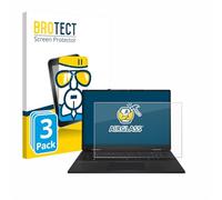 brotect Glass Screen Protector Film compatible with MSI Titan 18 HX AI 2025 (3 Pack) - Glass-Foil 9H Protection [Scratch Resistant, High Clarity]