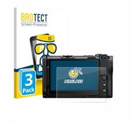 brotect Glass Screen Protector Film compatible with Nikon ZR 2025 (3 Pack) - Glass-Foil 9H Protection [Scratch Resistant, High Clarity]