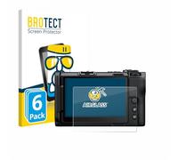 brotect Glass Screen Protector Film compatible with Nikon ZR 2025 (6 Pack) - Glass-Foil 9H Protection [Scratch Resistant, High Clarity]