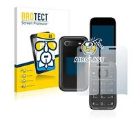brotect Glass Screen Protector Film compatible with Nokia 2660 Flip (Front+Back) - Glass-Foil 9H Protection [Scratch Resistant, High Clarity]