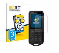 brotect Glass Screen Protector Film compatible with Nokia 800 Tough (3 Pack) - Glass-Foil 9H Protection [Scratch Resistant, High Clarity]