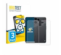 brotect Glass Screen Protector Film compatible with Nothing Phone (3a) Lite (Front+Back) (3 Pack) - Glass-Foil Protection [Scratch Resistant]