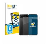 brotect Glass Screen Protector Film compatible with Nubia Air (Front+Camera) (6 Pack) - Glass-Foil 9H Protection [Scratch Resistant, High Clarity]
