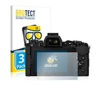 brotect Glass Screen Protector Film compatible with Olympus OM-D E-M5 Mark II (3 Pack) - Glass-Foil 9H Protection [Scratch Resistant, High Clarity]