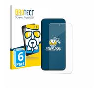 brotect Glass Screen Protector Film compatible with OnePlus Turbo 6V (6 Pack) - Glass-Foil 9H Protection [Scratch Resistant, High Clarity]