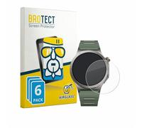 brotect Glass Screen Protector Film compatible with OnePlus Watch 4 (6 Pack) - Glass-Foil 9H Protection [Scratch Resistant, High Clarity]
