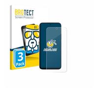 brotect Glass Screen Protector Film compatible with Oppo A6x 5G (3 Pack) - Glass-Foil 9H Protection [Scratch Resistant, High Clarity]