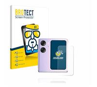 brotect Glass Screen Protector Film compatible with Oppo Find N2 Flip (Back display) - Glass-Foil 9H Protection [Scratch Resistant, High Clarity]