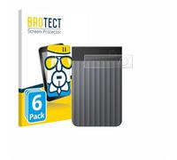 brotect Glass Screen Protector Film compatible with PLAUD Note Pro (6 Pack) - Glass-Foil 9H Protection [Scratch Resistant, High Clarity]