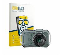 brotect Glass Screen Protector Film compatible with Ricoh Pentax WG-1000 (Lens) - Glass-Foil 9H Protection [Scratch Resistant, High Clarity]