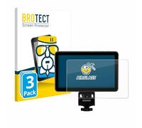 brotect Glass Screen Protector Film compatible with Rollei Viltrox DC-X2 6" (3 Pack) - Glass-Foil 9H Protection [Scratch Resistant, High Clarity]