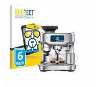 brotect Glass Screen Protector Film compatible with Sage the Oracle Dual Boiler (6 Pack) - Glass-Foil 9H Protection [Scratch Resistant, High Clarity]