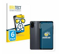 brotect Glass Screen Protector Film compatible with Samsung Galaxy A07 4G (Front+Camera) (6 Pack) - Glass-Foil Protection [Scratch Resistant]