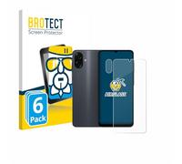 brotect Glass Screen Protector Film compatible with Samsung Galaxy A07 (Front+Camera) (6 Pack) - Glass-Foil Protection [Scratch Resistant]