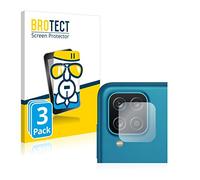 brotect Glass Screen Protector Film compatible with Samsung Galaxy A12 (ONLY Camera Lens) (3 Pack) - Glass-Foil Protection [Scratch Resistant]