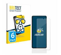 brotect Glass Screen Protector Film compatible with Samsung Galaxy S21 Ultra 5G (6 Pack) - Glass-Foil 9H Protection [Scratch Resistant, High Clarity]