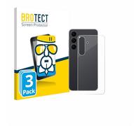 brotect Glass Screen Protector Film compatible with Samsung Galaxy S25 FE Enterprise Edition (Back) (3 Pack) - Glass-Foil Protection