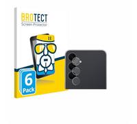 brotect Glass Screen Protector Film compatible with Samsung Galaxy S25 FE Enterprise Edition (ONLY Camera Lens) (6 Pack) - Glass-Foil Protection