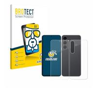 brotect Glass Screen Protector Film compatible with Samsung Galaxy S25 FE (Front+Back) - Glass-Foil 9H Protection [Scratch Resistant, High Clarity]