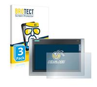 brotect Glass Screen Protector Film compatible with Siemens Simatic HMI TP 1200 Comfort Inox (3 Pack) - Glass-Foil Protection [Scratch Resistant]