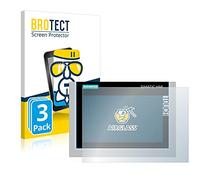 brotect Glass Screen Protector Film compatible with Siemens Simatic HMI TP700 Comfort (3 Pack)-Foil Protection [Scratch Resistant, High Clarity]