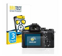 brotect Glass Screen Protector Film compatible with Sony Alpha 7 II (ILCE-7M2) (3 Pack) - Glass-Foil 9H Protection [Scratch Resistant, High Clarity]