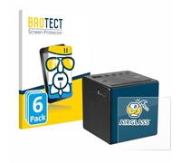 brotect Glass Screen Protector Film compatible with Sony ICF-C1 (6 Pack) - Glass-Foil 9H Protection [Scratch Resistant, High Clarity]