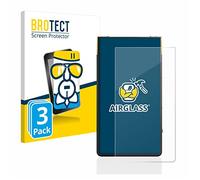 brotect Glass Screen Protector Film compatible with Sony Walkman NW-ZX707 (3 Pack) - Glass-Foil 9H Protection [Scratch Resistant, High Clarity]
