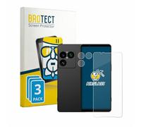 brotect Glass Screen Protector Film compatible with Sony Xperia 1 VIII (Front+Camera) (3 Pack)-Foil Protection [Scratch Resistant, High Clarity]
