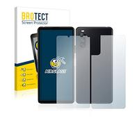 brotect Glass Screen Protector Film compatible with Sony Xperia 10 III (Front+Back) - Glass-Foil 9H Protection [Scratch Resistant, High Clarity]