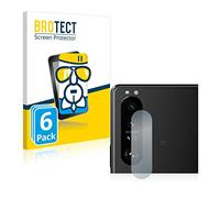brotect Glass Screen Protector Film compatible with Sony Xperia 5 III (ONLY Camera Lens) (6 Pack) - Glass-Foil Protection [Scratch Resistant]