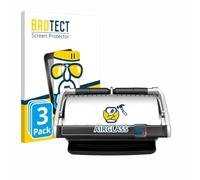 brotect Glass Screen Protector Film compatible with Tefal OptiGrill Elite XL (3 Pack) - Glass-Foil 9H Protection [Scratch Resistant, High Clarity]