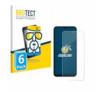 brotect Glass Screen Protector Film compatible with Telekom T Phone 3 (6 Pack) - Glass-Foil 9H Protection [Scratch Resistant, High Clarity]
