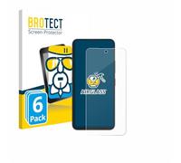 brotect Glass Screen Protector Film compatible with Telekom T Phone 3 Pro (6 Pack) - Glass-Foil 9H Protection [Scratch Resistant, High Clarity]