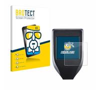 brotect Glass Screen Protector Film compatible with Trezor Model T - Glass-Foil 9H Protection [Scratch Resistant, High Clarity]