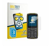 brotect Glass Screen Protector Film compatible with Ulefone Armor Mini 5 (3 Pack) - Glass-Foil 9H Protection [Scratch Resistant, High Clarity]