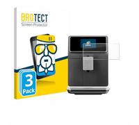 brotect Glass Screen Protector Film compatible with WMF Perfection 860L (3 Pack) - Glass-Foil 9H Protection [Scratch Resistant, High Clarity]