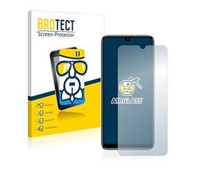 brotect Glass Screen Protector Film compatible with Xiaomi Mi A3 - Glass-Foil 9H Protection [Scratch Resistant, High Clarity]