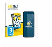 brotect Glass Screen Protector Film compatible with Xiaomi MIX Flip 2 (3 Pack) - Glass-Foil 9H Protection [Scratch Resistant, High Clarity]