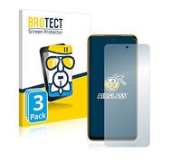 brotect Glass Screen Protector Film compatible with Xiaomi Poco M3 Pro 5G (3 Pack) - Glass-Foil 9H Protection [Scratch Resistant, High Clarity]