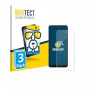 brotect Glass Screen Protector Film compatible with Xplora HMD Fusion X1 (3 Pack) - Glass-Foil 9H Protection [Scratch Resistant, High Clarity]